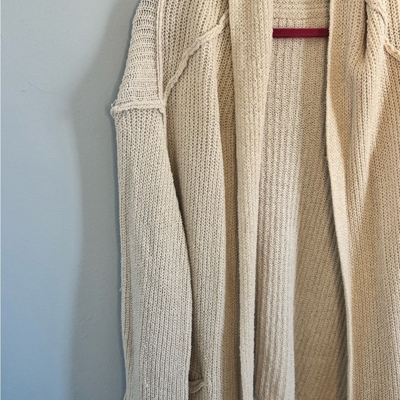 Free People Cream Knit Cardigan - Picture 2 of 6